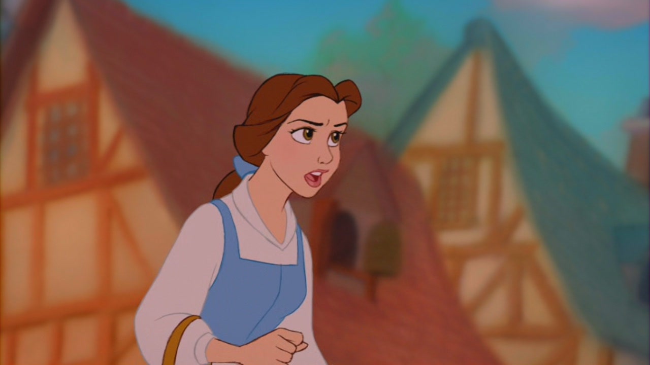 Screencaps of Belle from the 1991 Дисней animated film "Beauty and the...