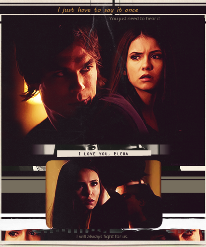  Damon and Elena!