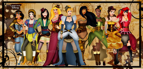  Disney Steampunk Princesses