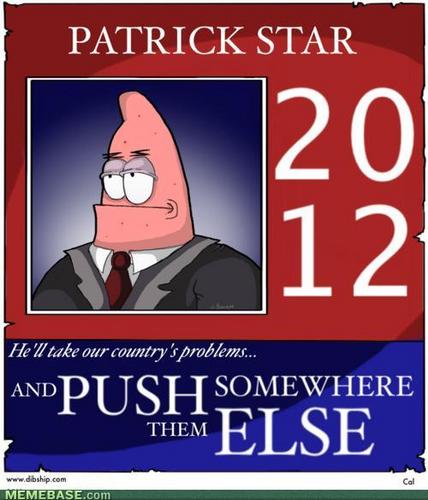  I'm like seriously voting for him.