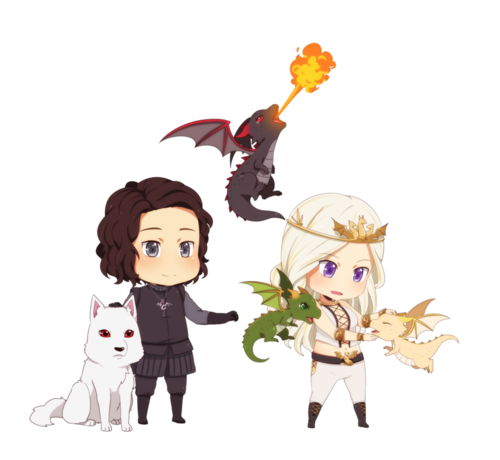  Jon and Daenerys (Very Cute)