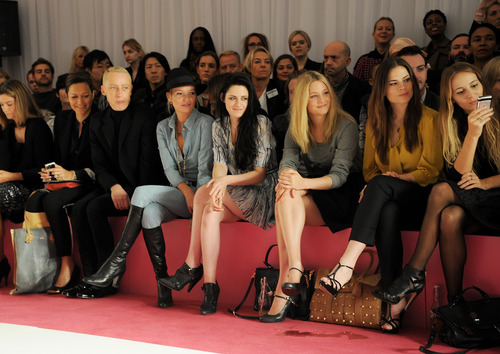 Kristen Stewart at Mulberry Fashion Show