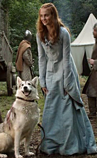  Lady and Sansa Stark
