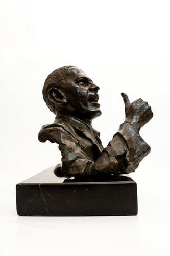  Obama Bronze Sculpture