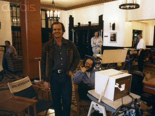On the set of The Shining