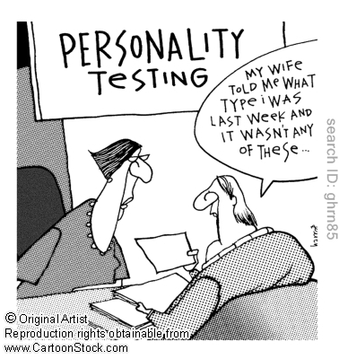  Personality Test Cartoon MDR