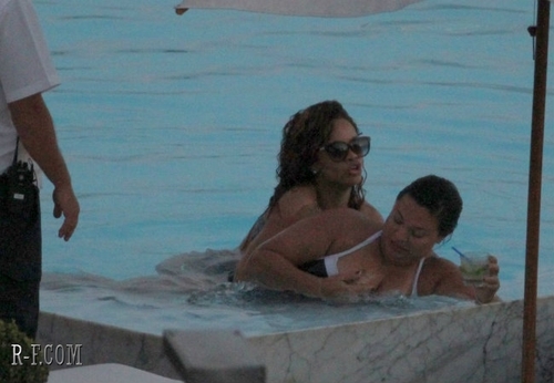 Rihanna - At her hotel's pool in Rio de Janeiro - September 20, 2011