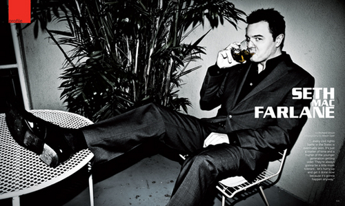 Seth MacFarlane in the Spring 2011 Issue of New York Moves Magazine