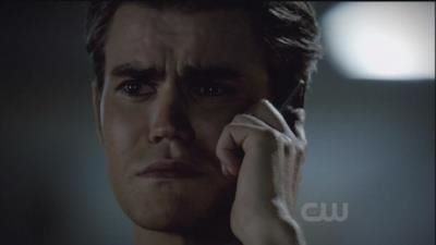  Stefan listening to Elena for him to stay strong in 3.01
