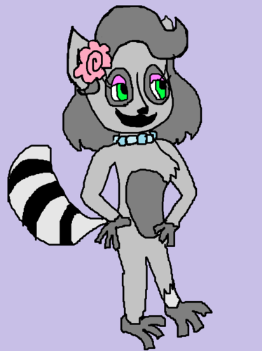  Trixy as a lémur, lemur