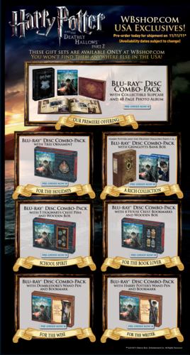 WB 샵 to Offer Exclusive Deathly Hallows: Part II Gift Sets; Sweepstakes