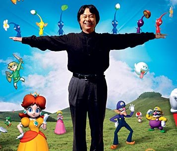 miyamoto with charaters