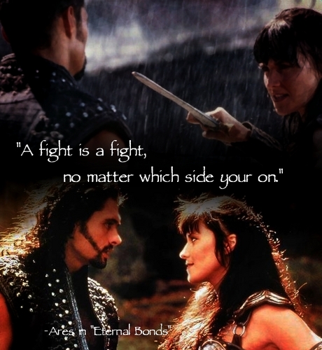  A fight is a figth, no matter which side you on.