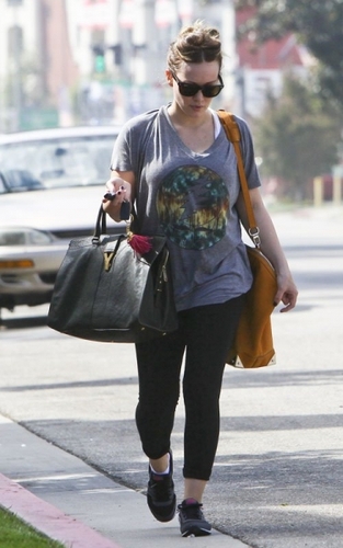  Hilary - With Haylie out and about in Toluca Lake - September 23, 2011