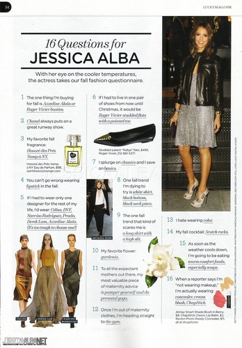  Jessica - Magazine Scans - Lucky (US) - September 2011