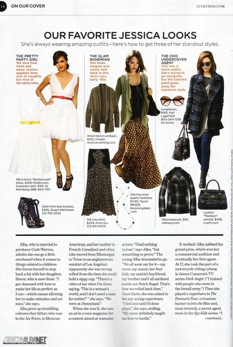  Jessica - Magazine Scans - Lucky (US) - September 2011