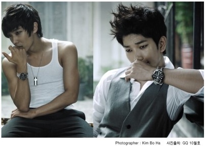  Lee Joon & G.O Armani Exchange Watches