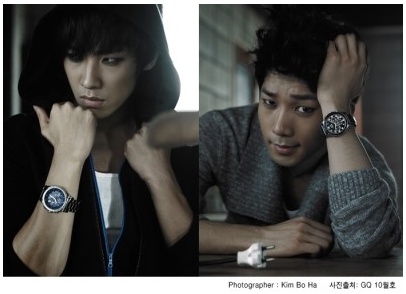  Lee Joon & G.O Armani Exchange Watches