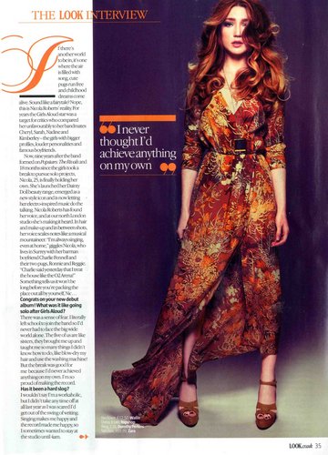  New Scans: Nicola in 'Look' magazine [September 2011]! ♥