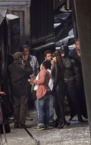  On the Set of The Dark Knight Rises