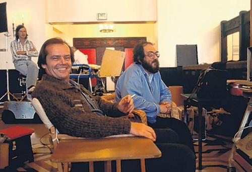 On the set of The Shining