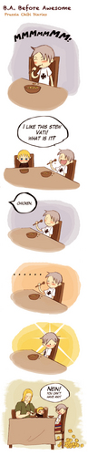  Prussia's ちび diaries: Prussia doesn't want to feed the Gilbirds
