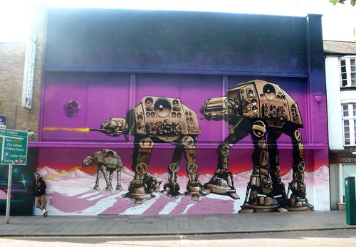  star, sterne wars- Awesome Graffiti
