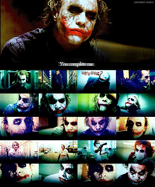You complete me. - The Joker Fan Art (25554804) - Fanpop
