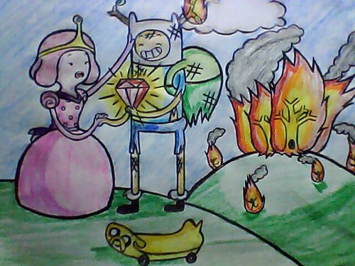  Adventure Time feu