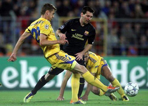  Bate Borisov vs FC Barcelona Champions League round one [0-5]