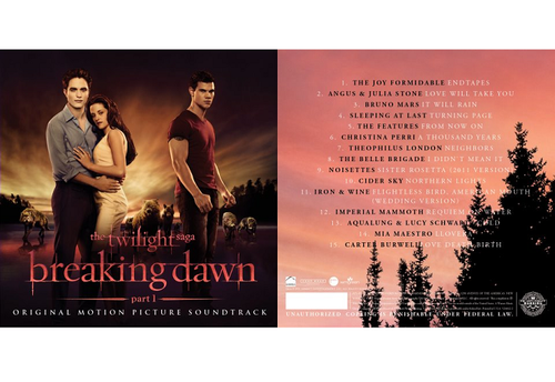  Breaking Dawn OST cover