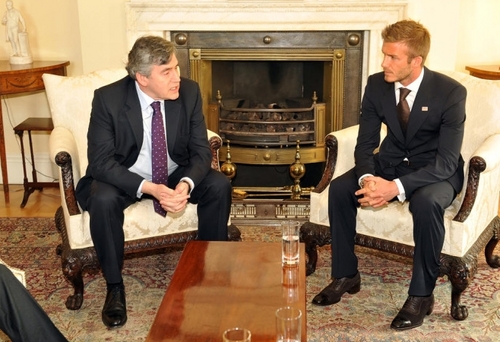  David with Gordon Brown