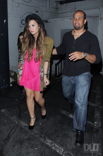  Demi - Leaves the Crave Cafe in Hollywood, CA - September 28, 2011