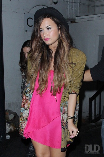 Demi - Leaves the Crave Cafe in Hollywood, CA - September 28, 2011