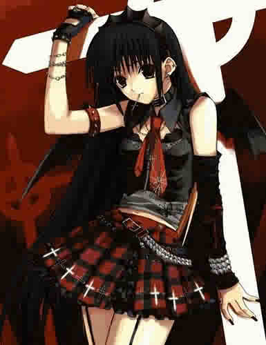  Goth anime Girl