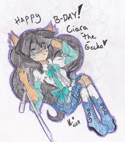  Happy B-Day, Ciara-the-Gecko~!