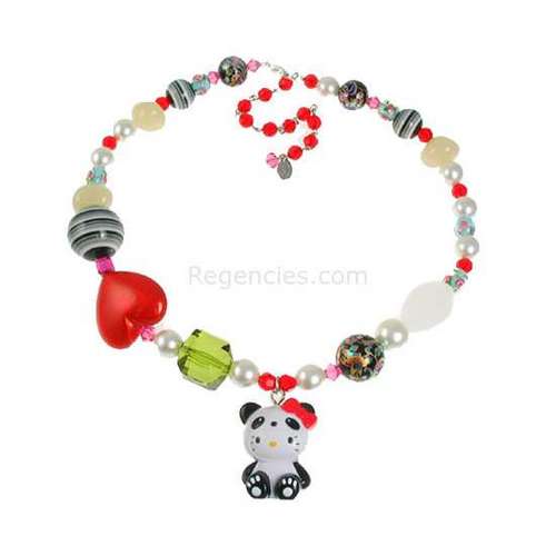  Hello Kitty Panda ожерелье