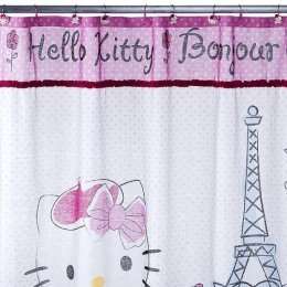  Hello Kitty mandi, shower Curtain