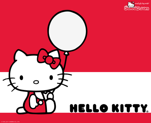  Hello Kitty দেওয়ালপত্র
