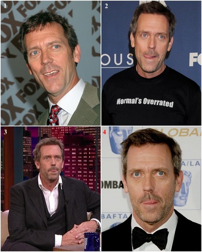 Hugh Laurie at various moments