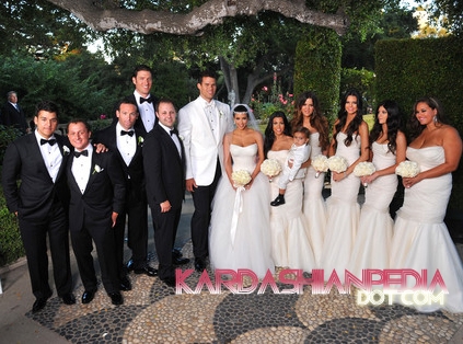  Kim Kardashian & Kris Humphries Wedding foto