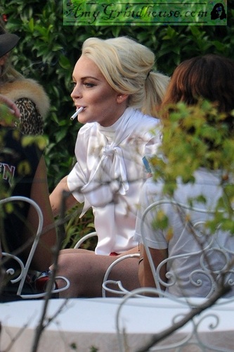  Lindsay Lohan’s 照片 Shoot For Philipp Plein