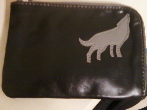 My little gray wolf wallet