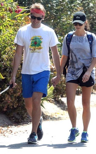  Nikki and Paul walking in Hollywood Hills!