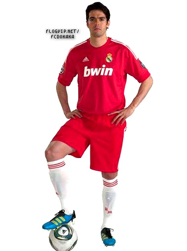  Real Madrid's New Red Jersey.