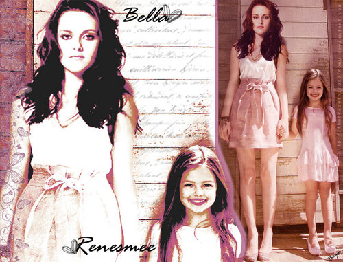 Renesmee and her mommy