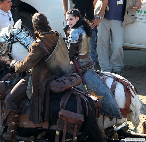  Snow White and the Huntsman: On the Set - Marloes Sands, Wales. [September 28, 2011]