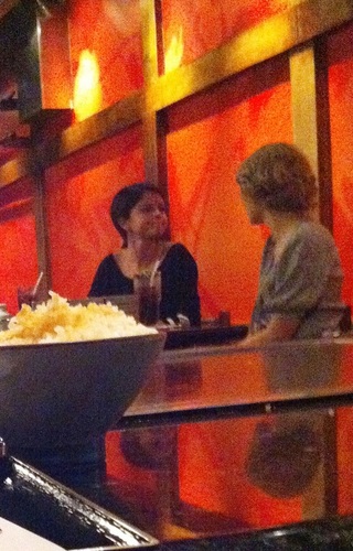  Taylor - Dinning at Benihana in Beverly Hills with Selena Gomez - September 26, 2011
