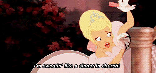  "I'm Sweating Like a Sinner in Church!"