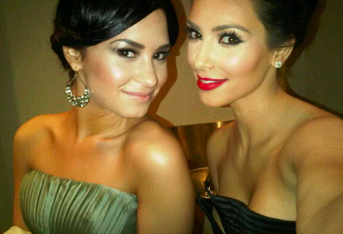  Demi Lovato & Kim Kardashian